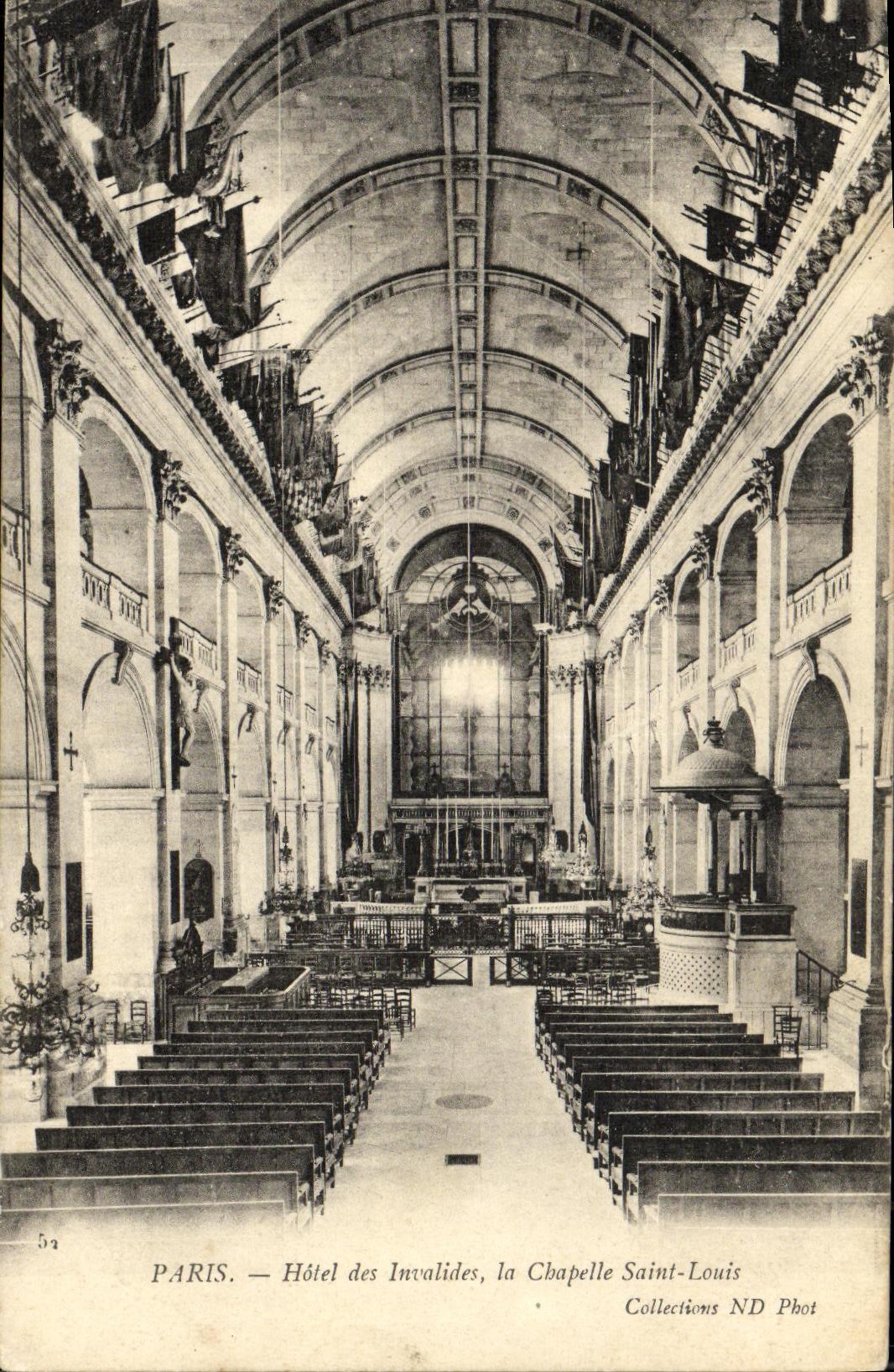 CPA Paris Hotel de Invalides la Chapelle Saint Louis