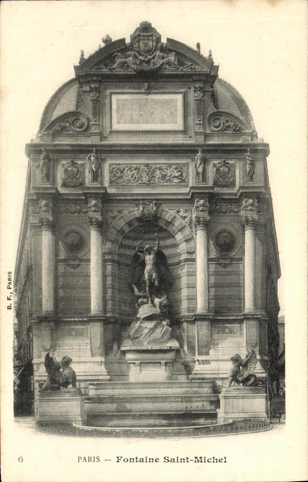 CPA Paris Fonatine Saint Michel