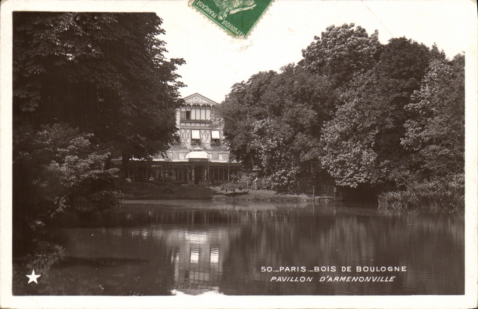 CPA Paris Bois de Boulogne Pavillon D Armenonville