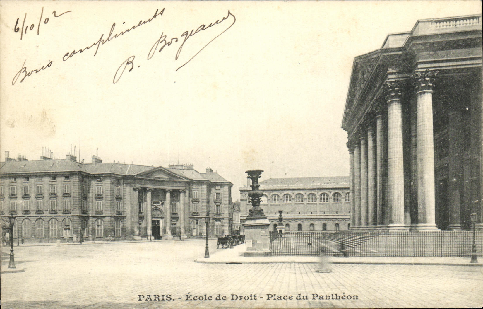 CPA Paris Ecole de Droit Place du Pantheon