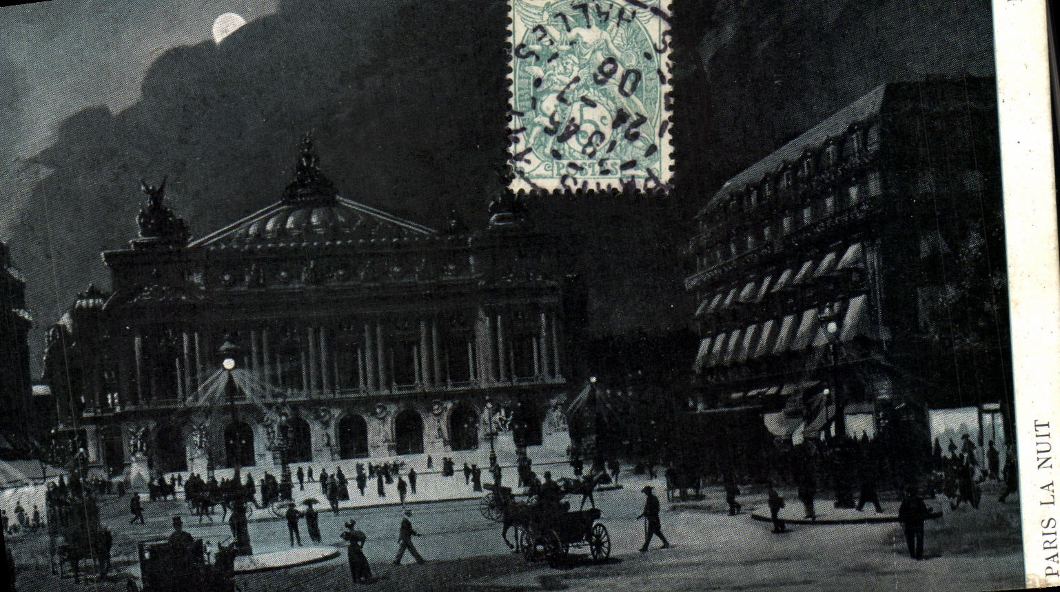CPA Paris La Nuit Opera