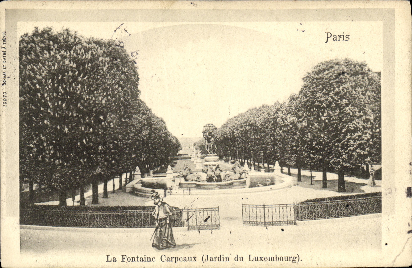 CPA Paris La Fontaine Carpeaux Jardin du Luxembourg