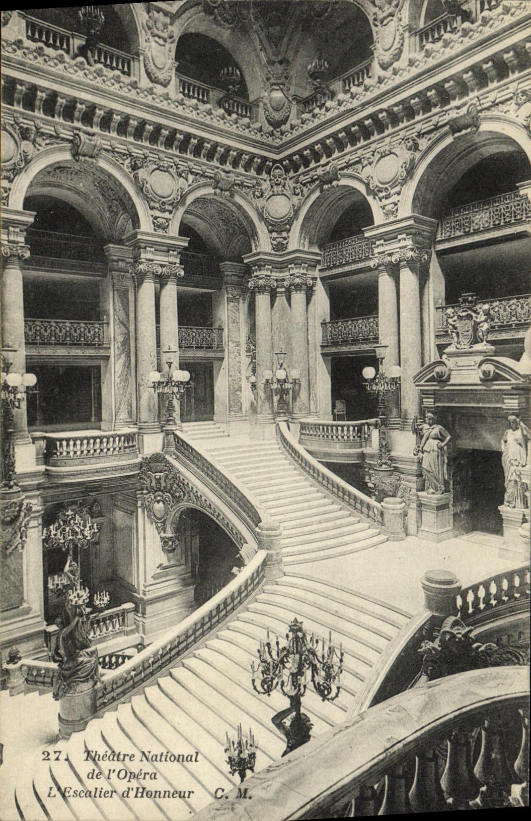 CPA Theatre National de l Opera L Escalier d Honneur