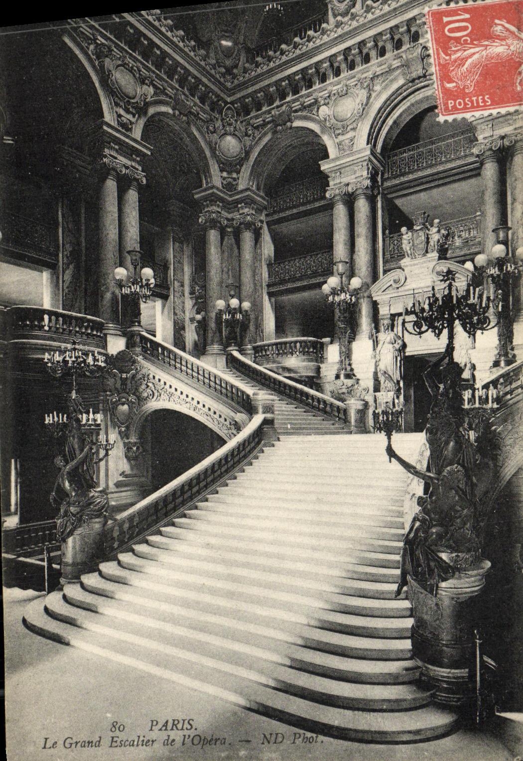 CPA Paris Le Grand Escalier de L Opera