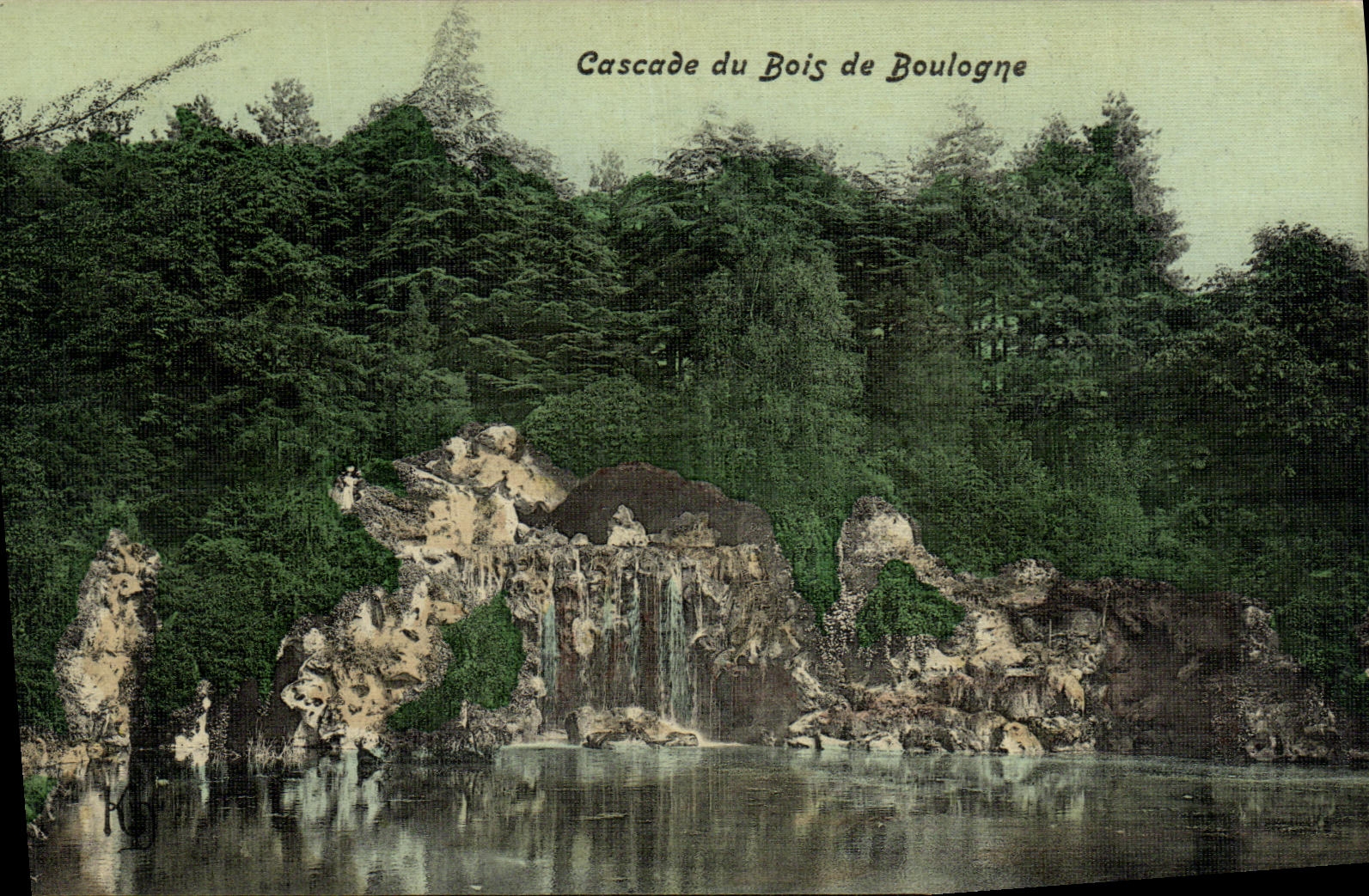 CPA Paris Cascade du Bois Boulogne