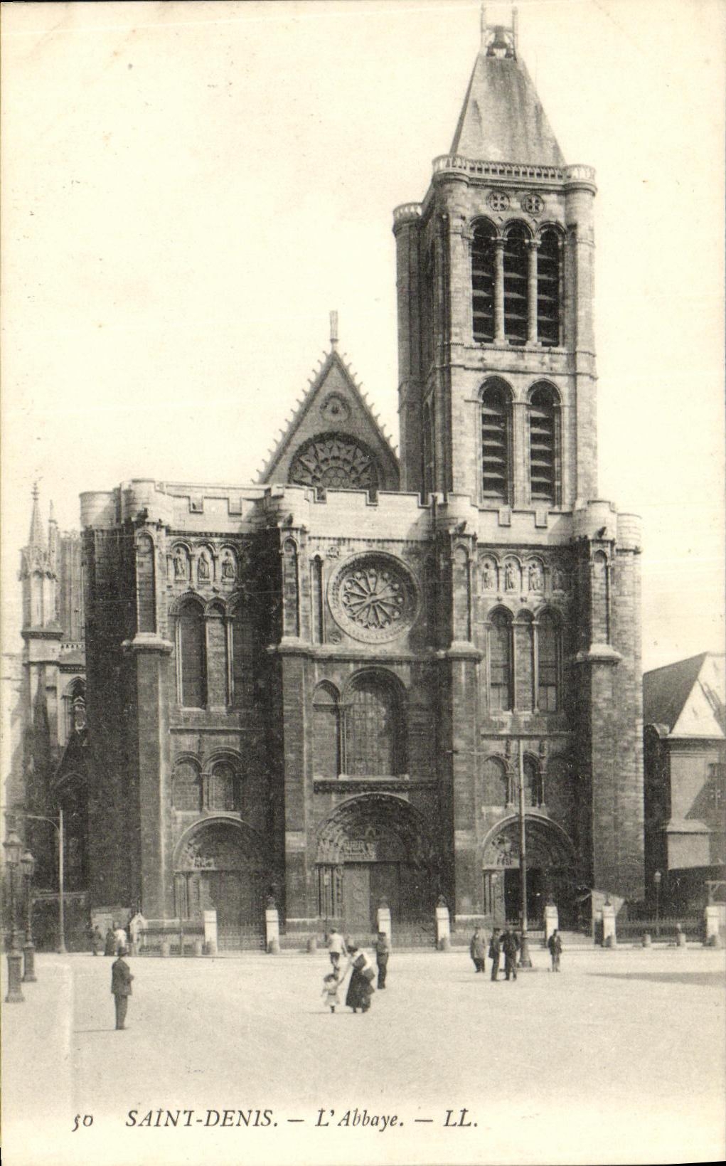 VINTAGE POSTCARD Holy Denis L Abbey