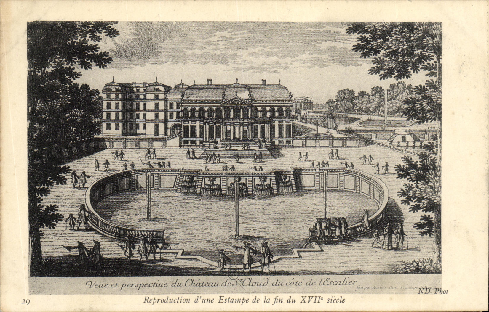 VINTAGE POSTCARD Seen and perspective of St Cloud