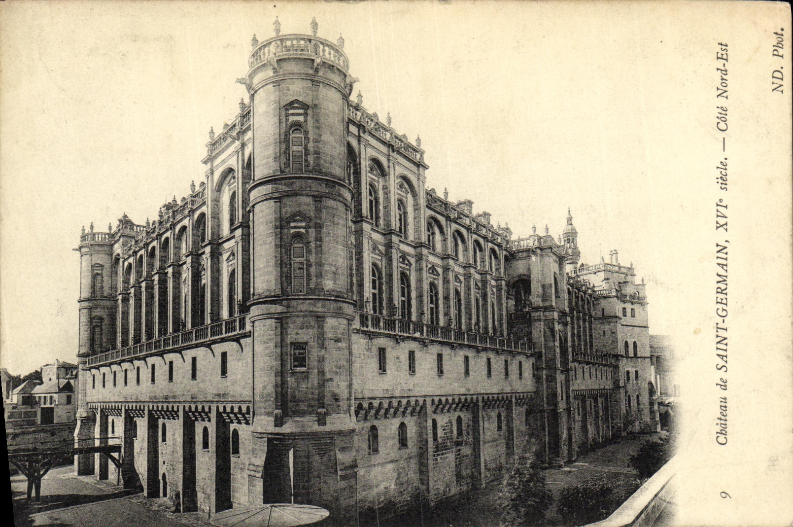 CPA Saint Germain en Laye Chateau de Cote Nord Est