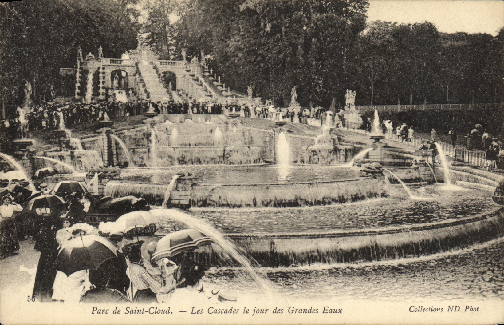 VINTAGE POSTCARD Holy Cloud Cascades the Day of Large Water