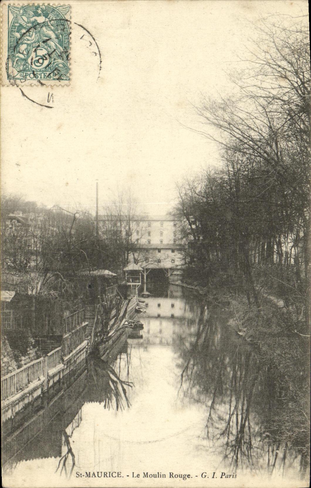 VINTAGE POSTCARD Holy Maurice the Moulin Rouge