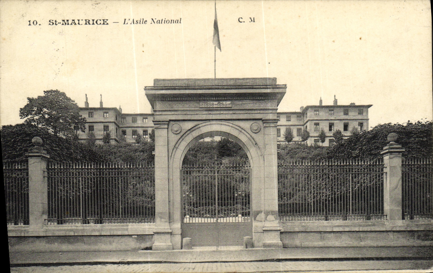 VINTAGE POSTCARD Holy Maurice L National Asylum