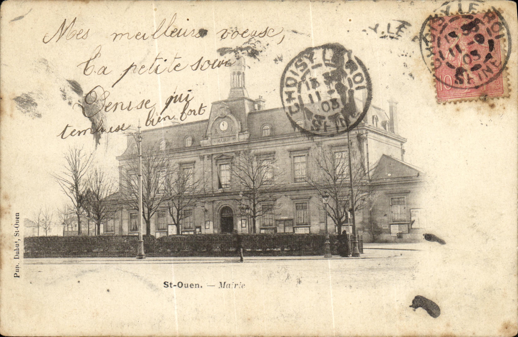 VINTAGE POSTCARD Holy Ouen Mairle