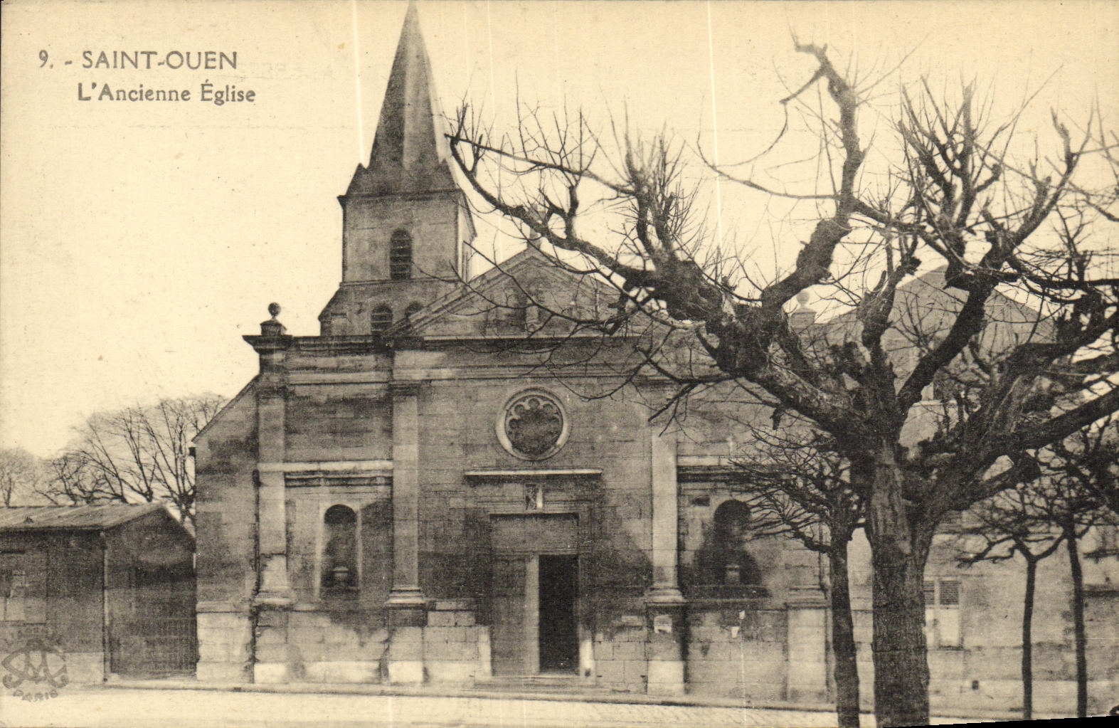 CPA Saint Ouen L Ancienne Eglise