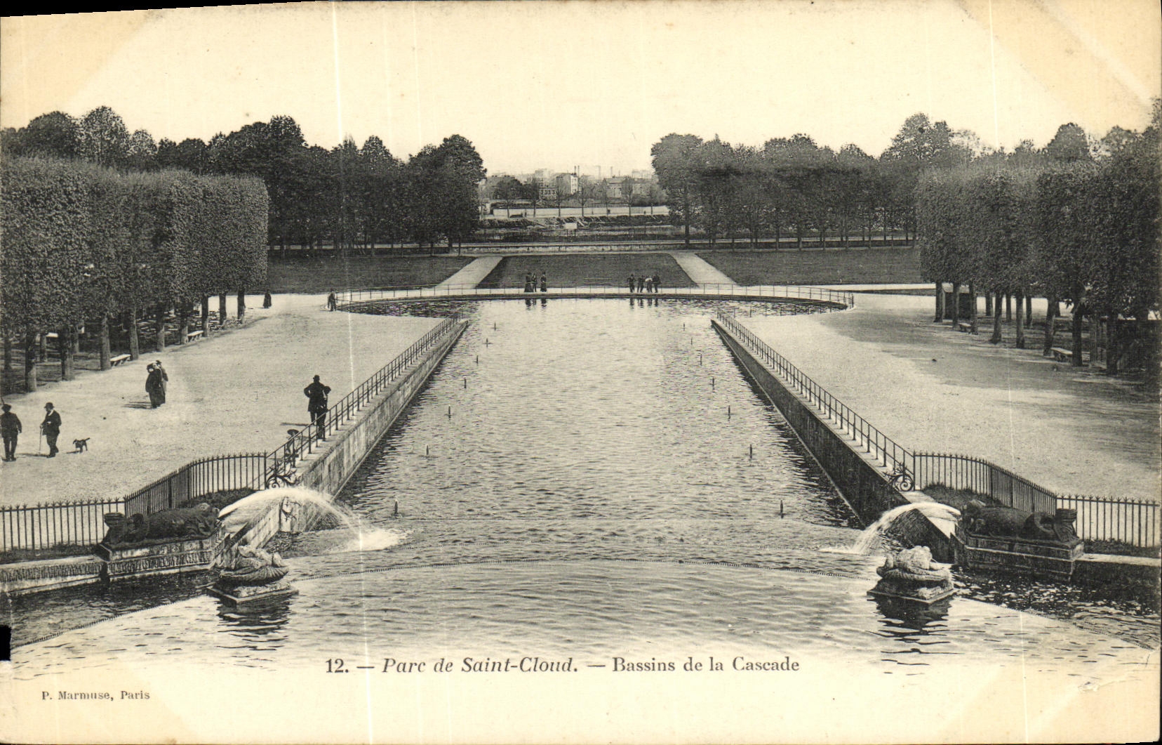 VINTAGE POSTCARD Holy Cloud Park Basins of the Cascade