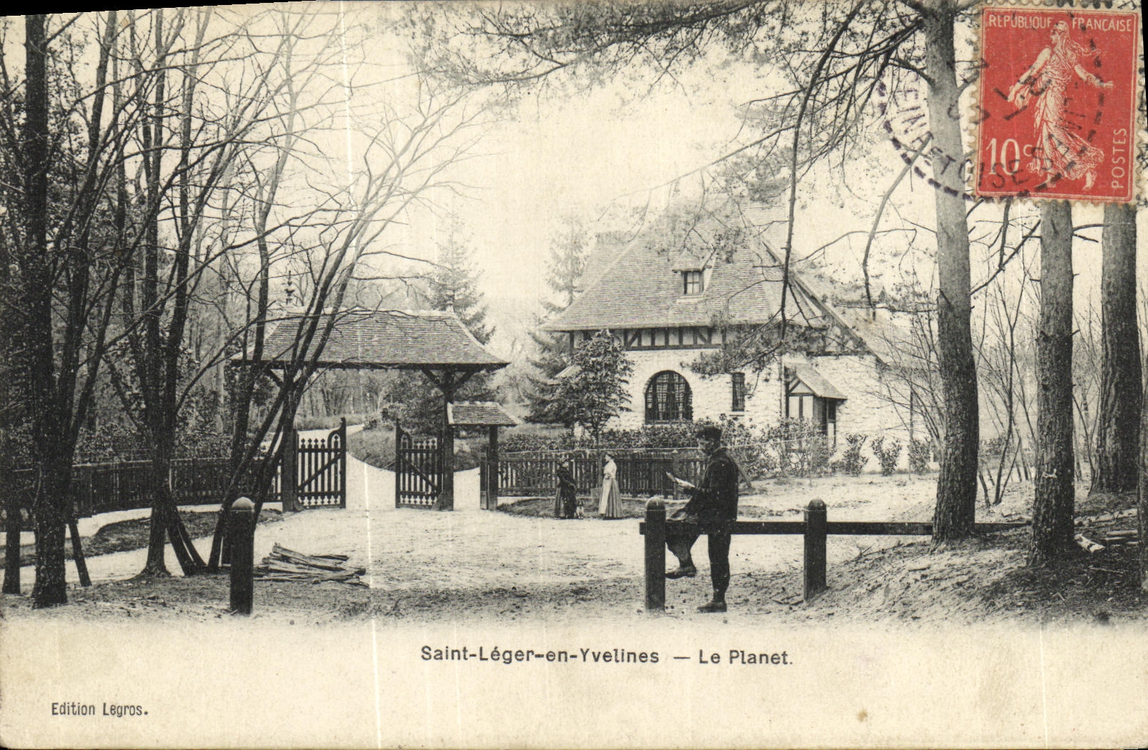 CPA St Leger En Yvelines Le Planet
