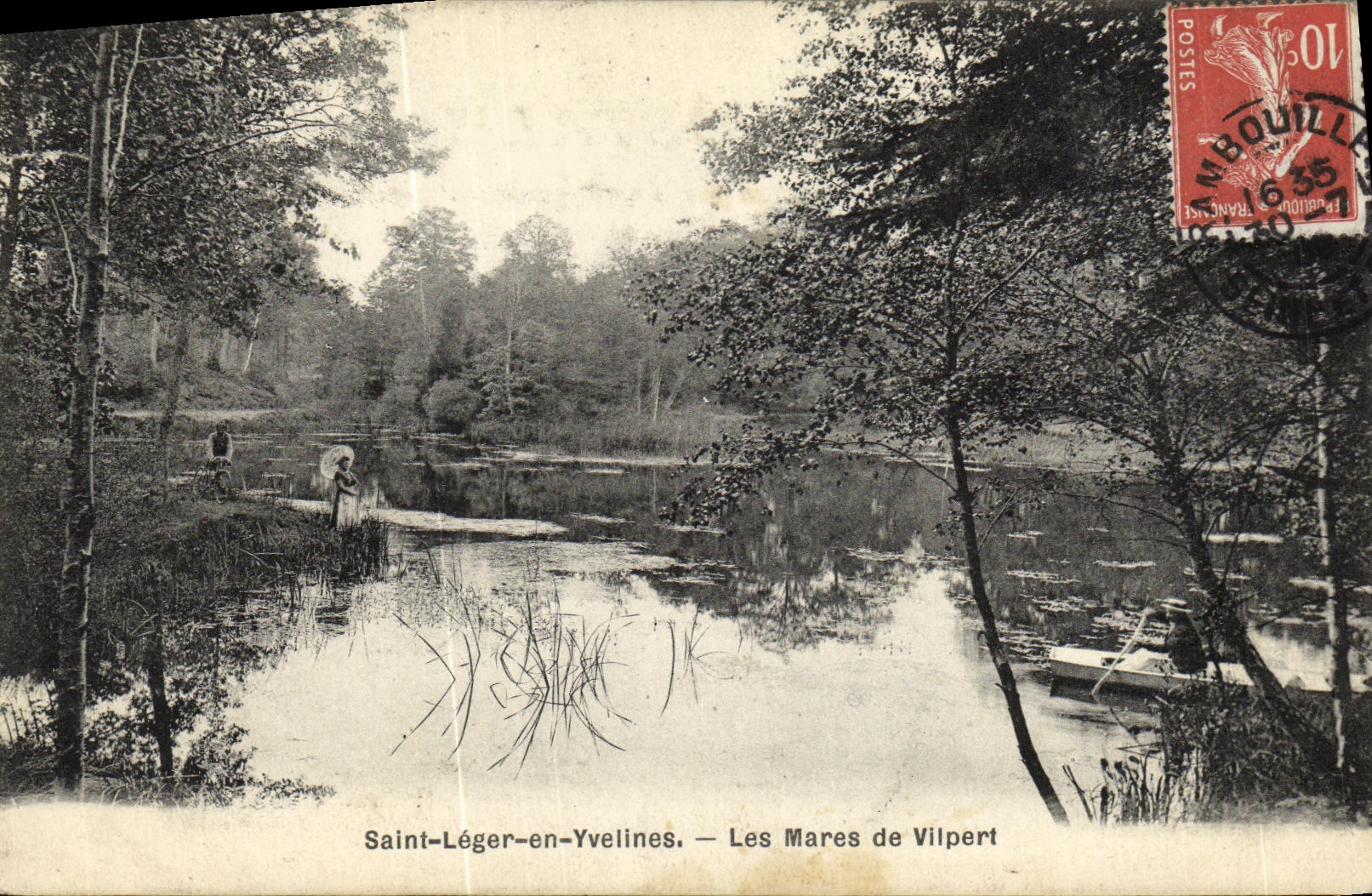 CPA St Leger En Yvelines Les Mares de Vilpert