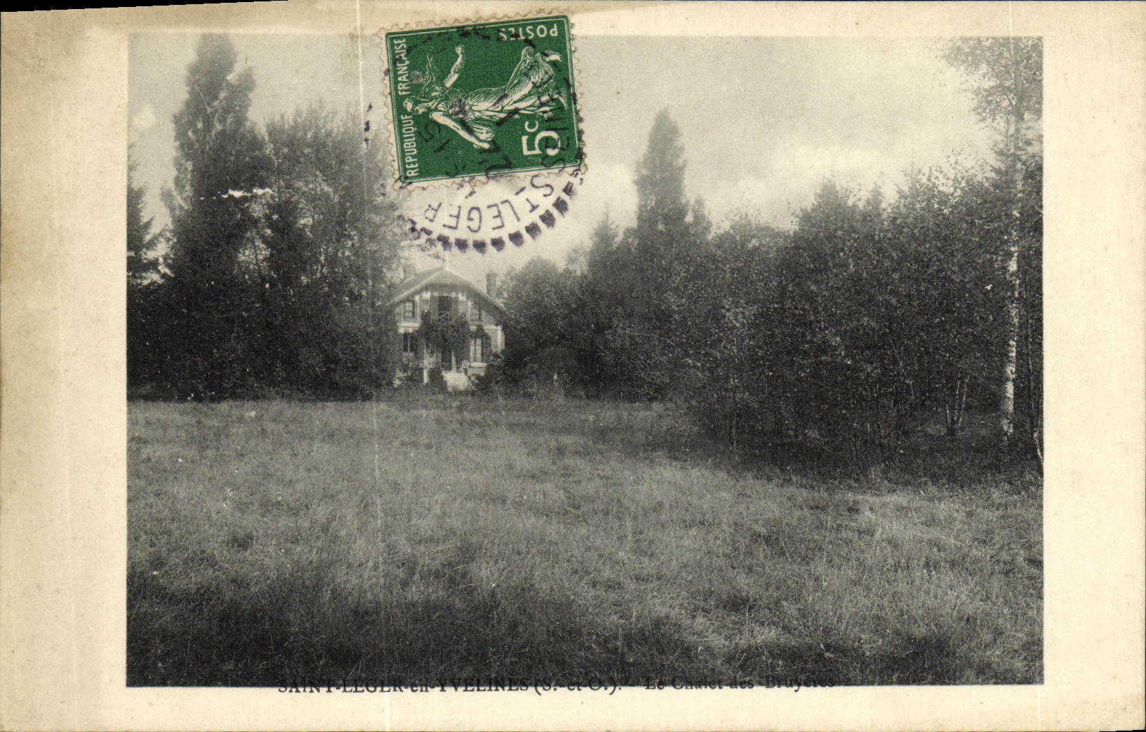 CPA St Leger En Yvelines Le chalet de Vilpert