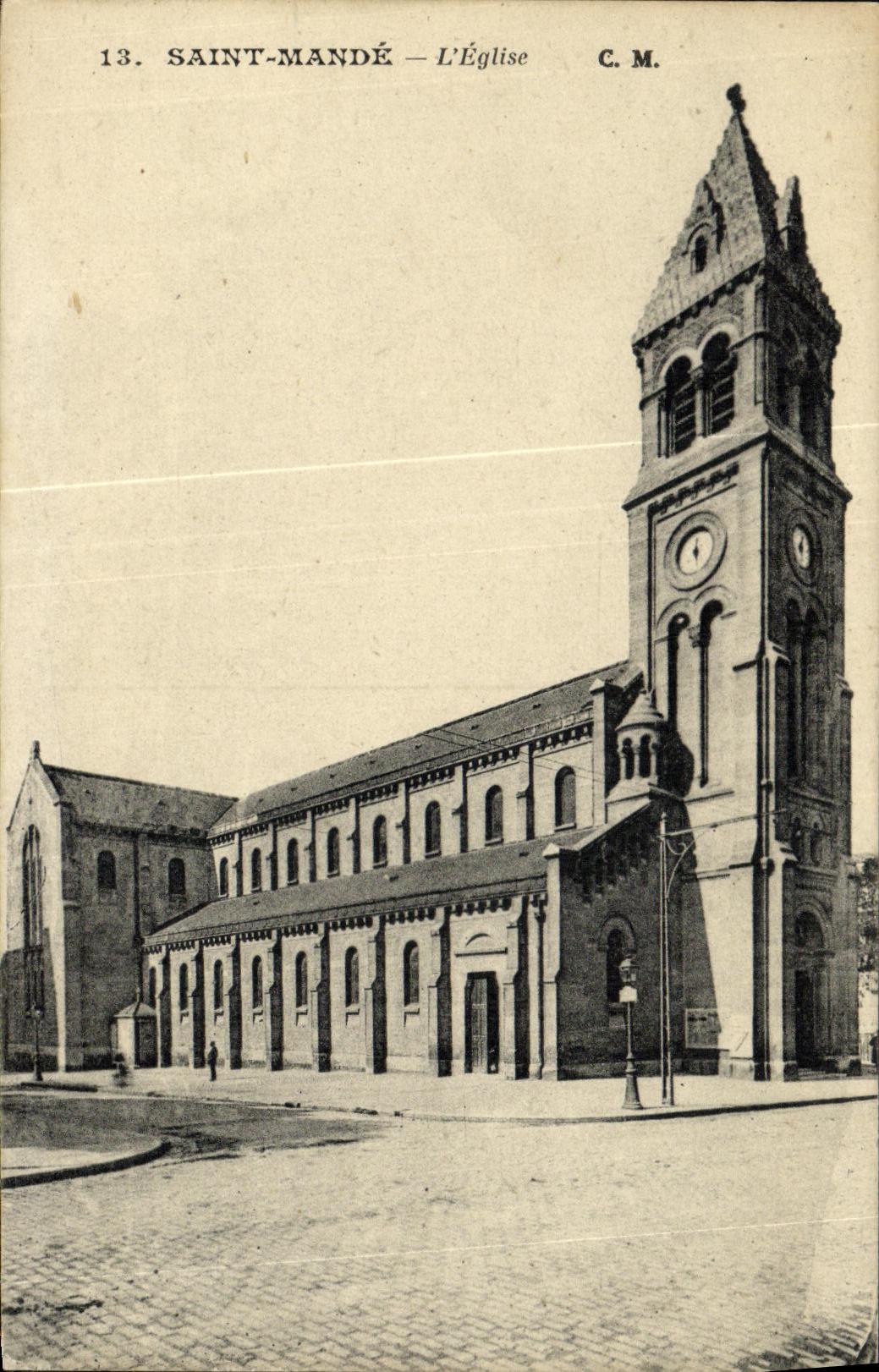 VINTAGE POSTCARD Holy Mande L Church