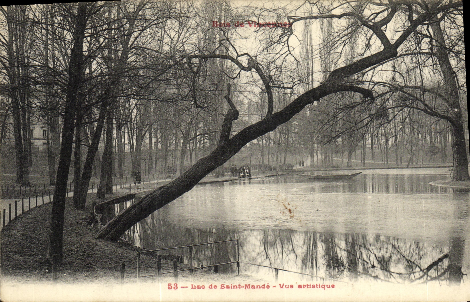 VINTAGE POSTCARD Holy Mande Lake