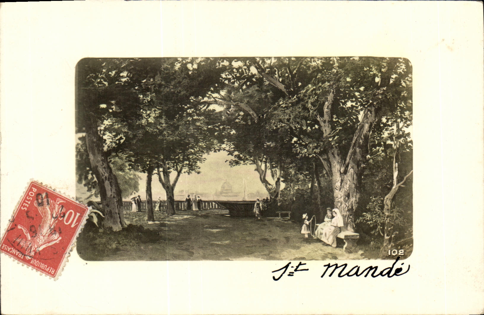 VINTAGE POSTCARD Holy Mande