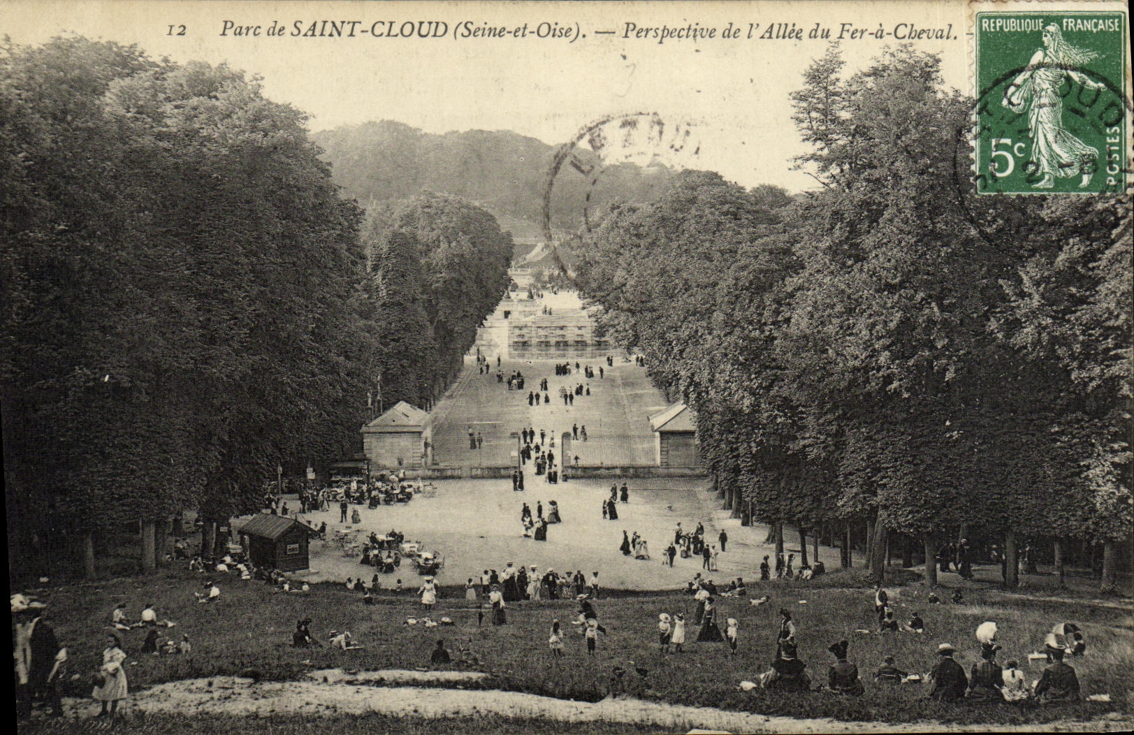 VINTAGE POSTCARD St Cloud Perspective of L Gone of the Horseshoe