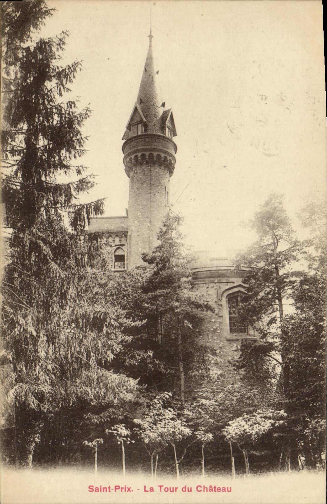 CPA Saint Prix La Tour du Chateau