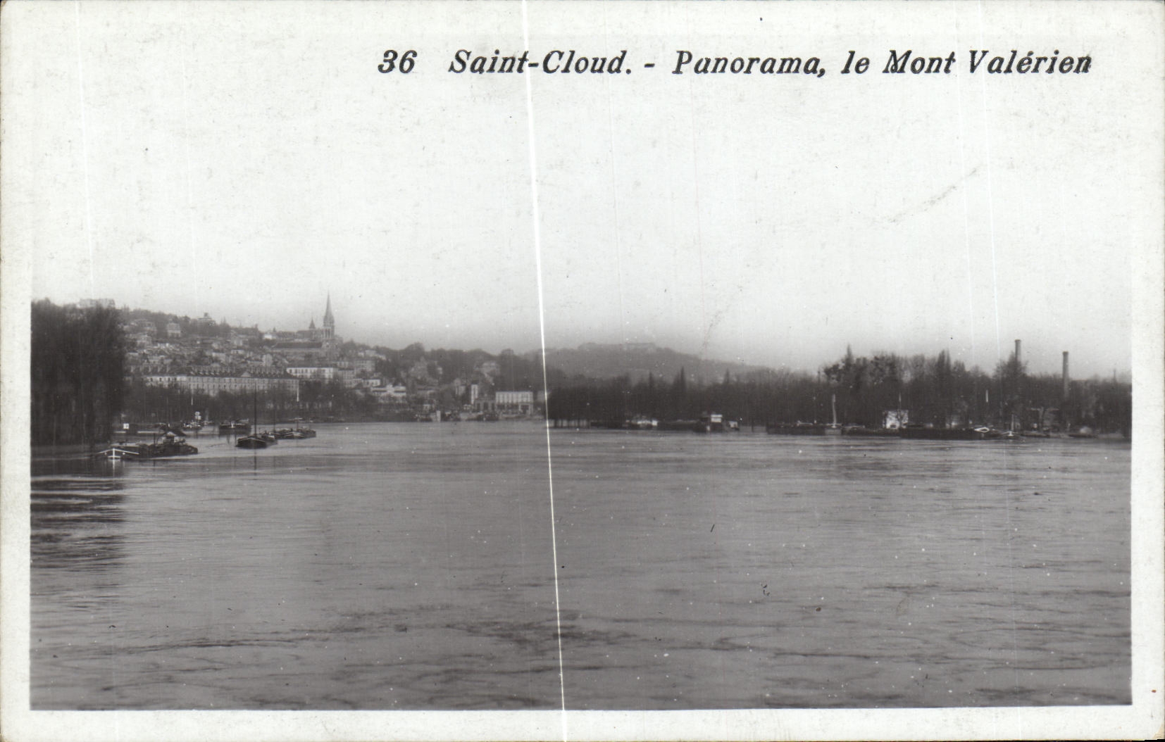 VINTAGE POSTCARD Holy Cloud Panorama the Valerien Mount