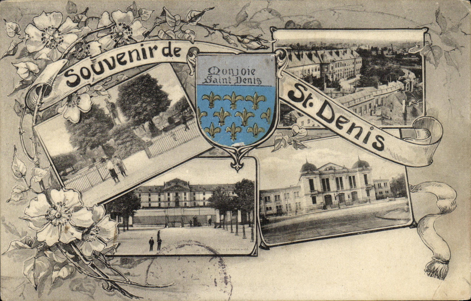 VINTAGE POSTCARD To remember of Denis Saint