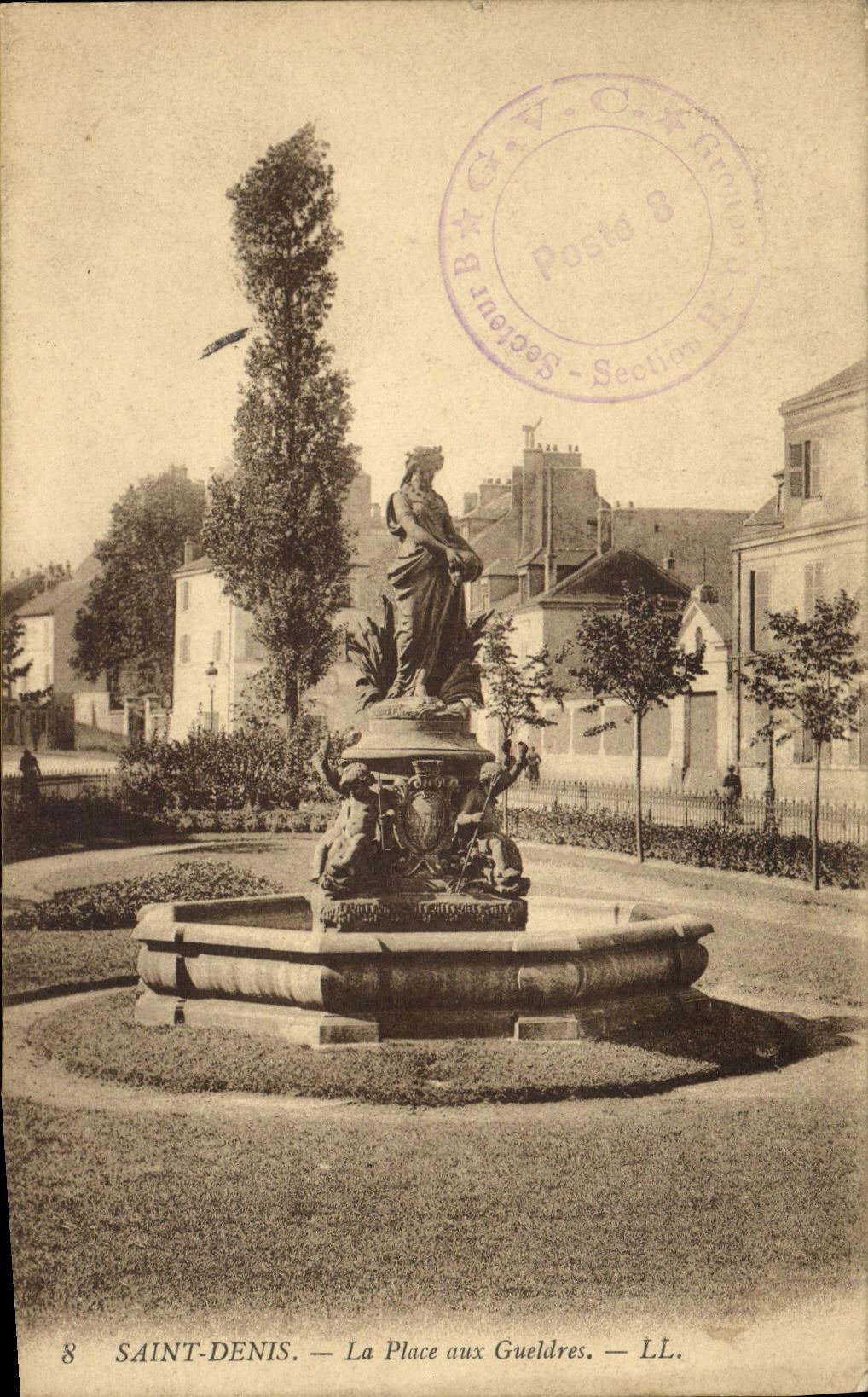 VINTAGE POSTCARD Holy Denis the Place in Gueldres