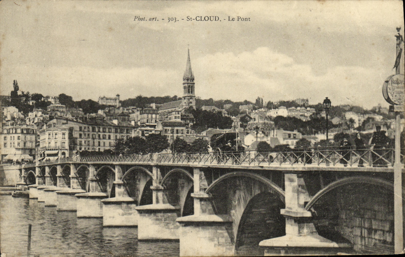 VINTAGE POSTCARD St Cloud the Bridge