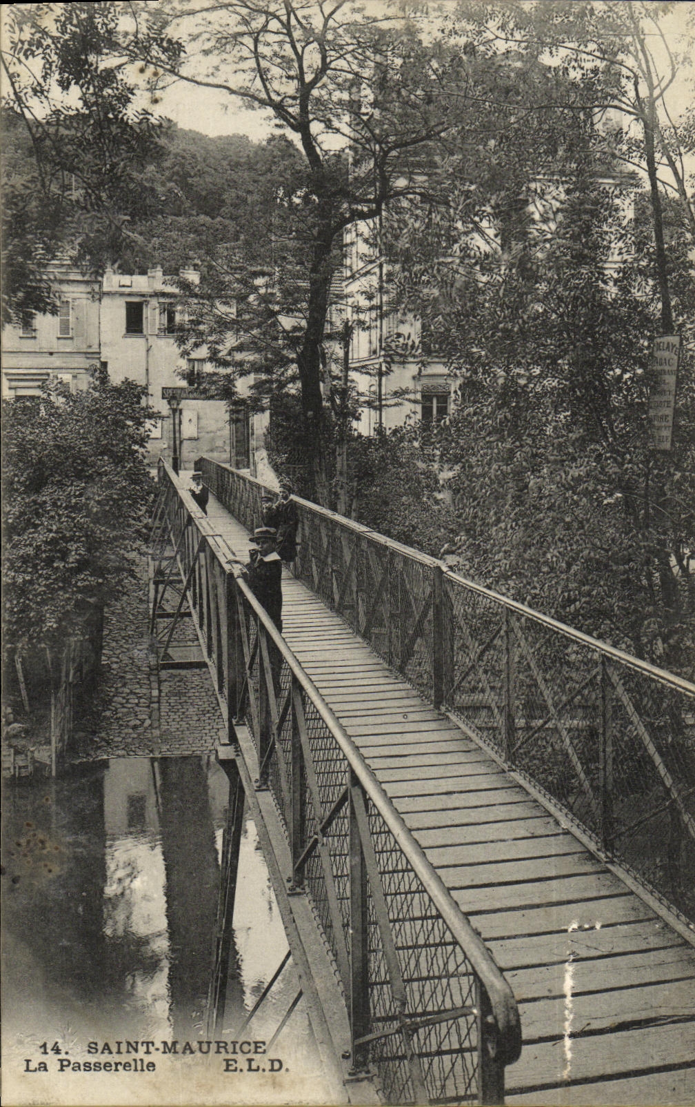 CPA Saint Maurice La Passerelle