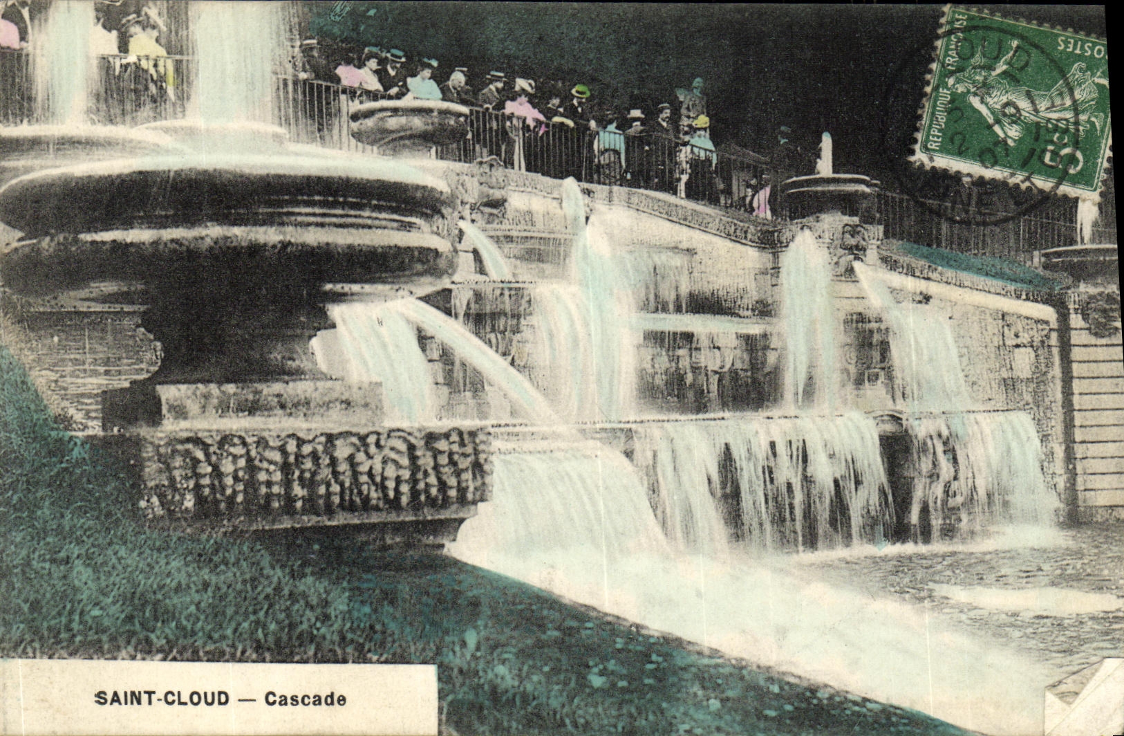 VINTAGE POSTCARD Saint Cloud Cascades