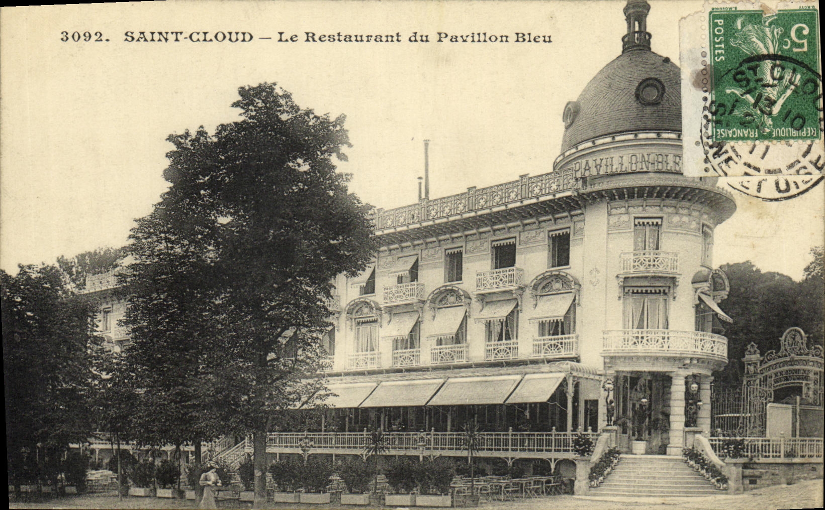 VINTAGE POSTCARD Holy Cloud the Restaurant of the Blue House