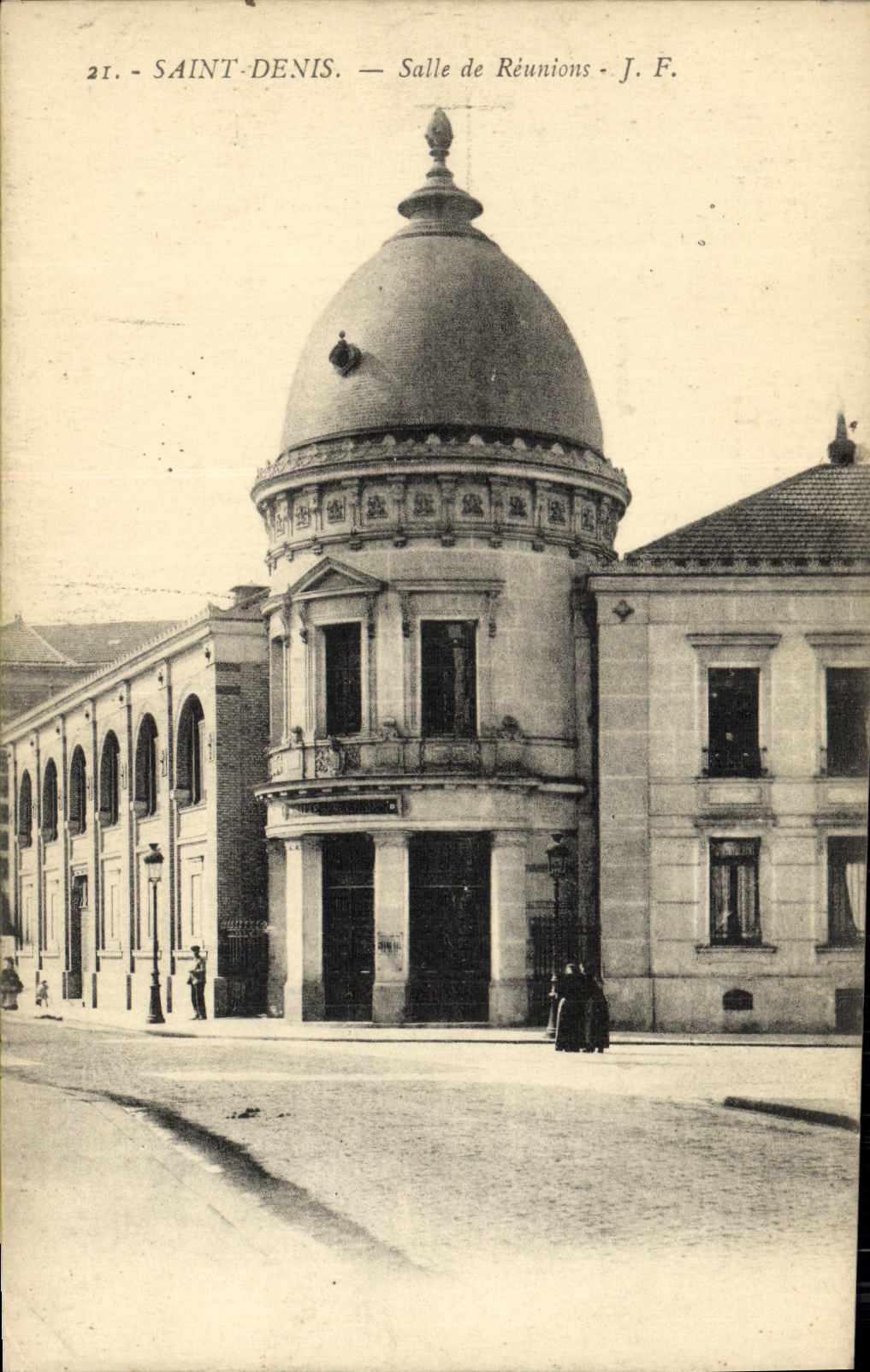 VINTAGE POSTCARD Holy Denis Meeting room
