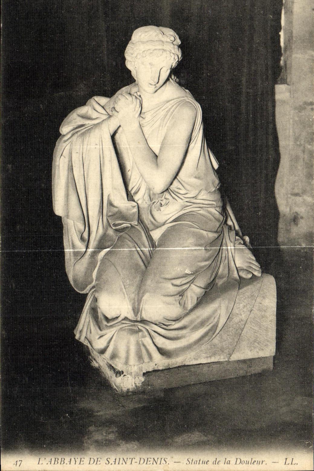 VINTAGE POSTCARD L Abbey Of Denis Saint Rules of the Pain