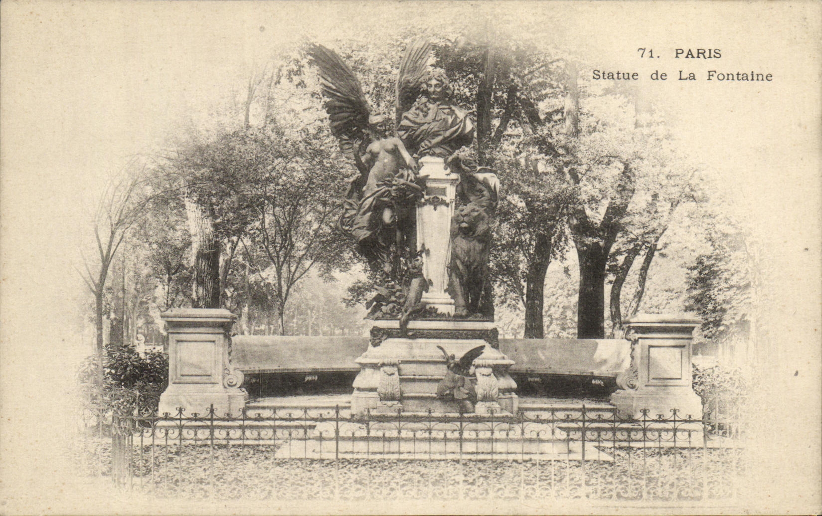 CPA Paris Statue de la Fontaine