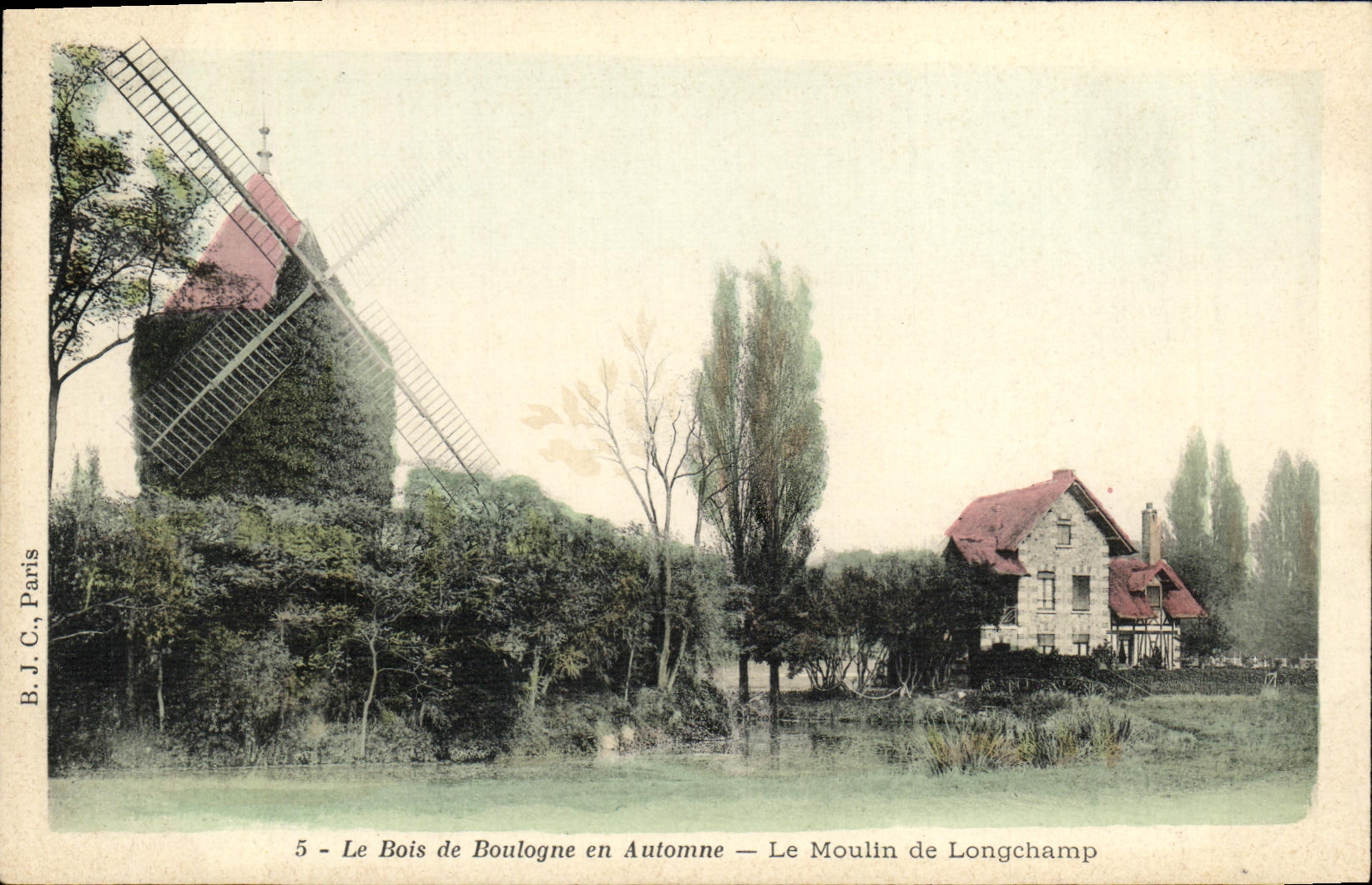 CPA Le Bois de Boulogne eb Automne Le Moulin de Longchamp