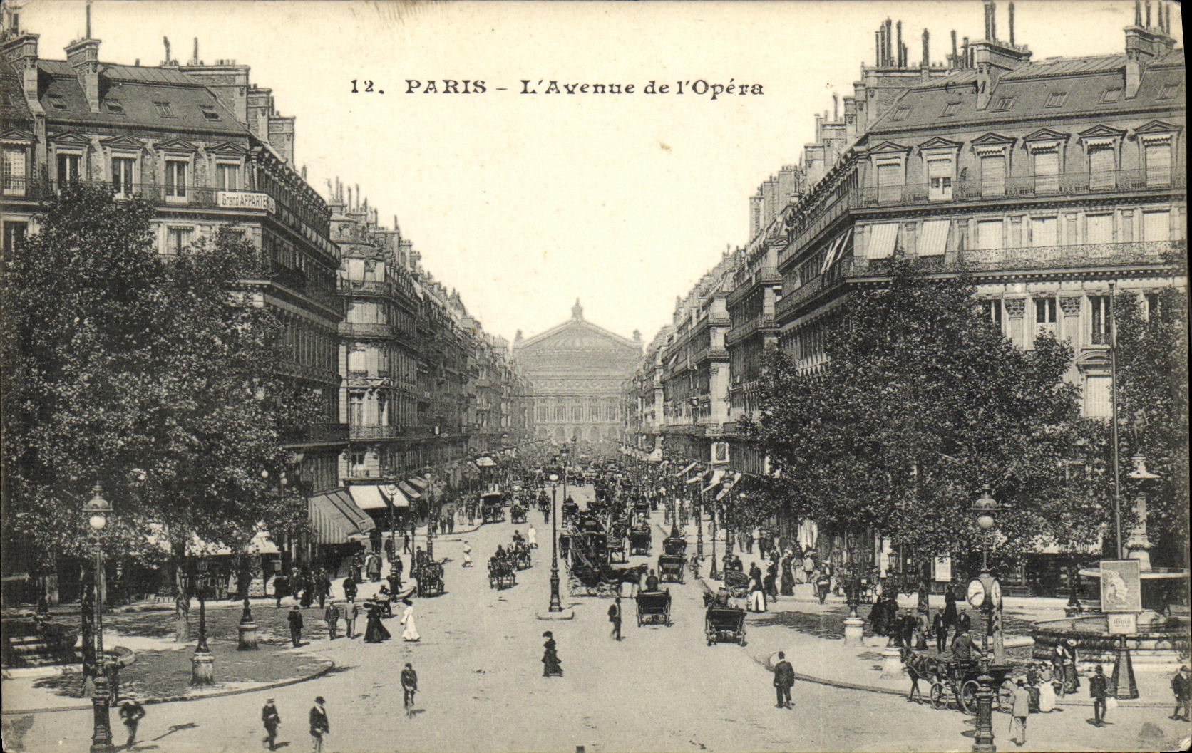 CPA Paris L Avenue de l Opera