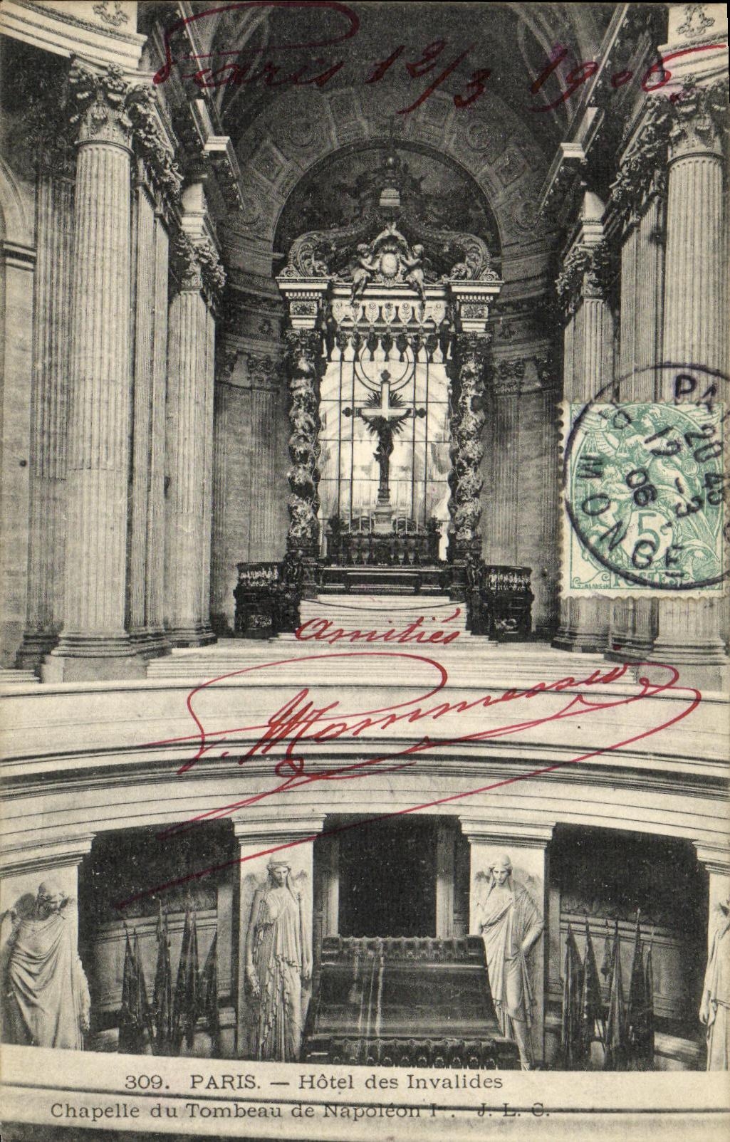 CPA Paris Hotel des Invalides Chapelle du Tombeau de Napoleon l