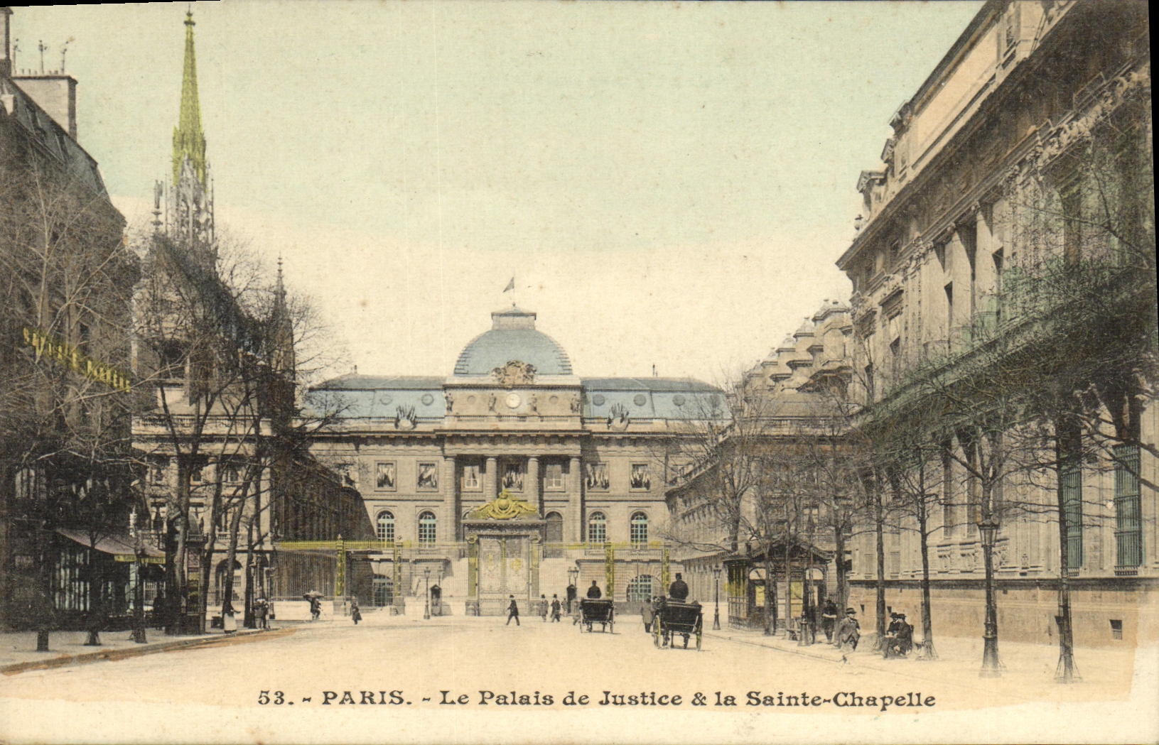 CPA Paris Le Palais de Justice la Sainte Chapelle