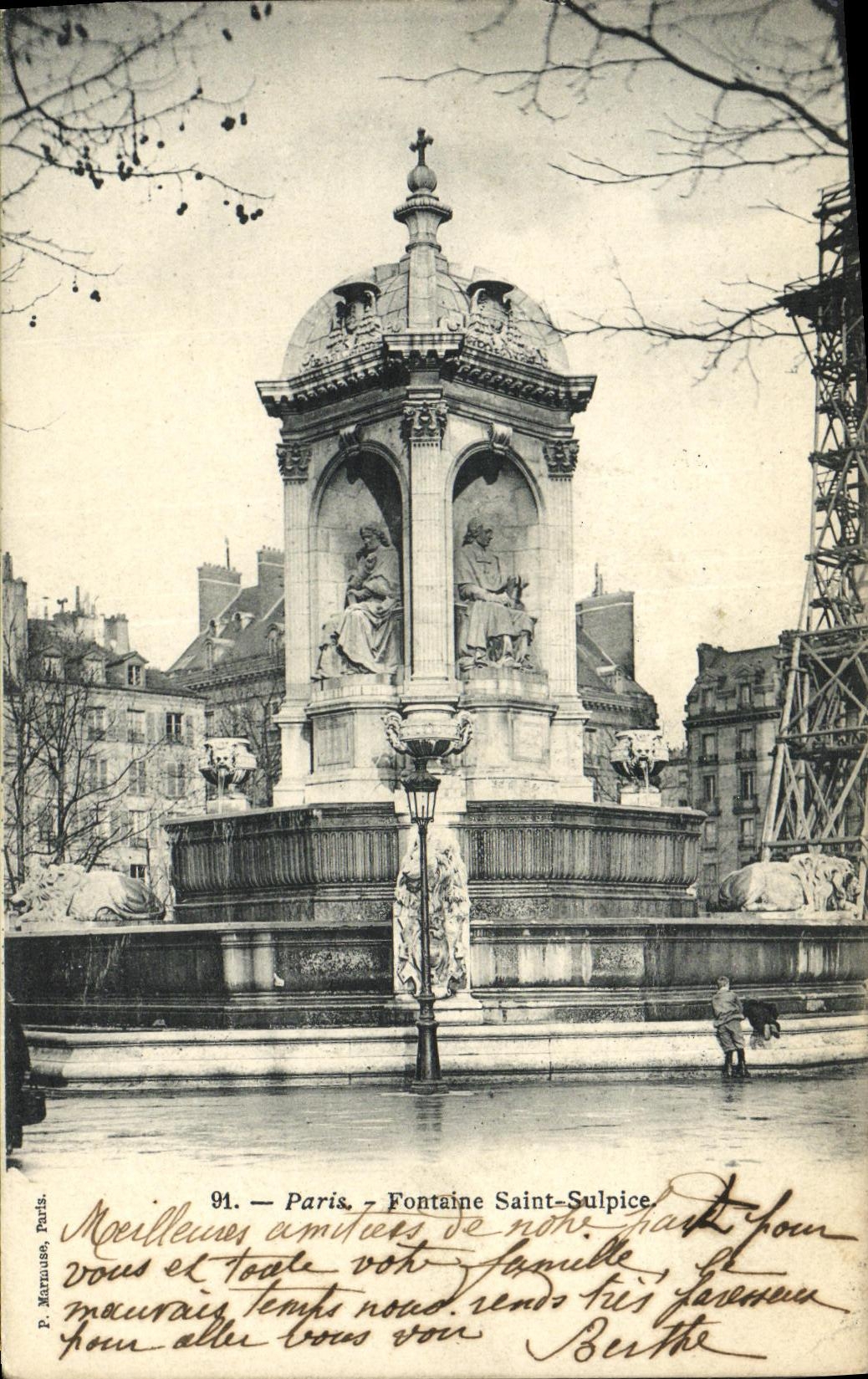 CPA Paris Fontaine Saint Sulpice