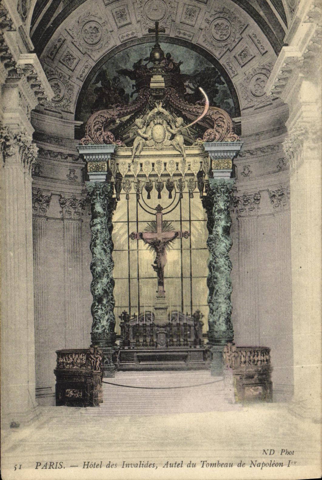 CPA Paris Hotel des Invalides Autel du Tombeau de Napoleon l