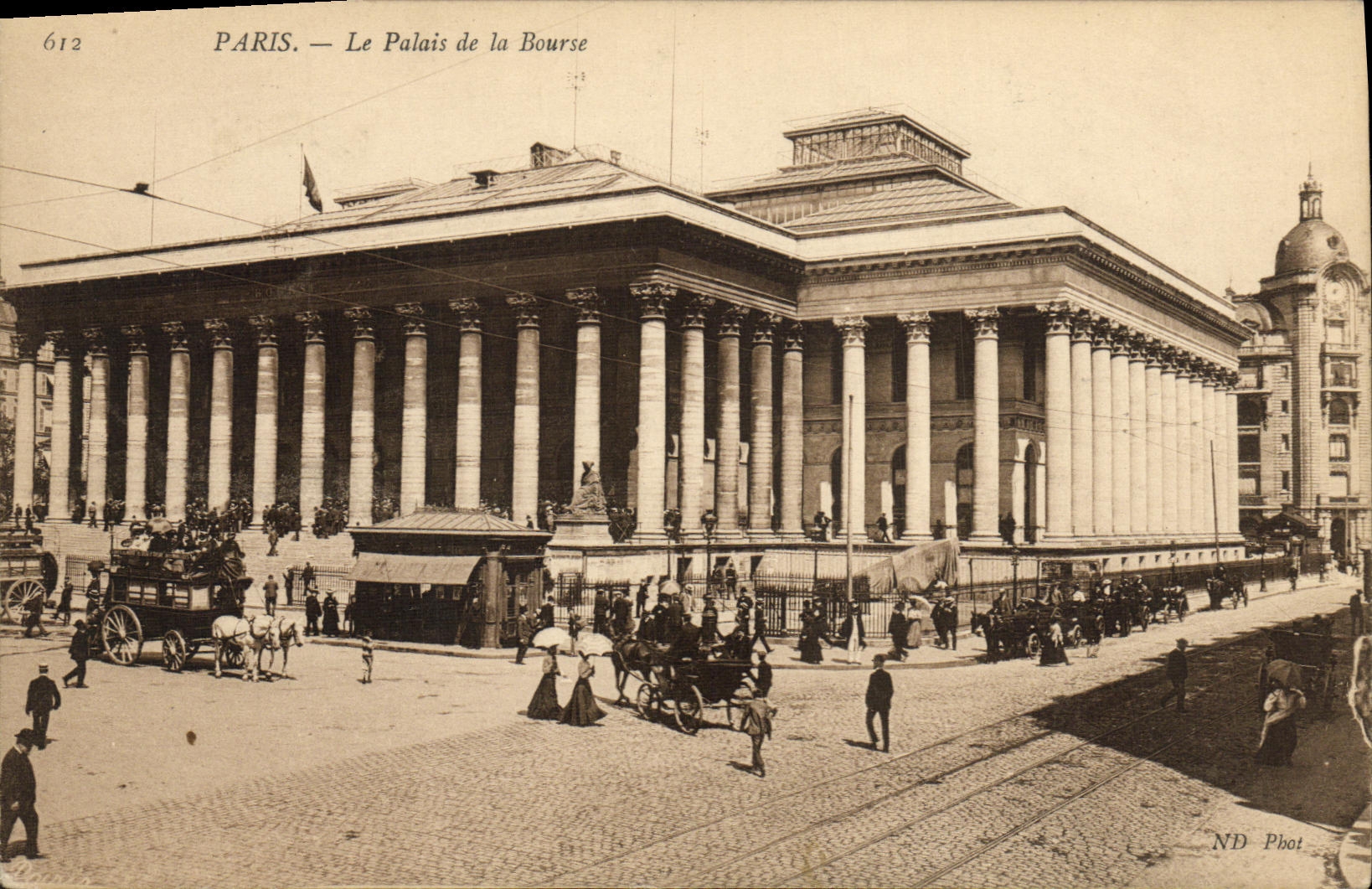 CPA Paris Le Palais de la Bourse
