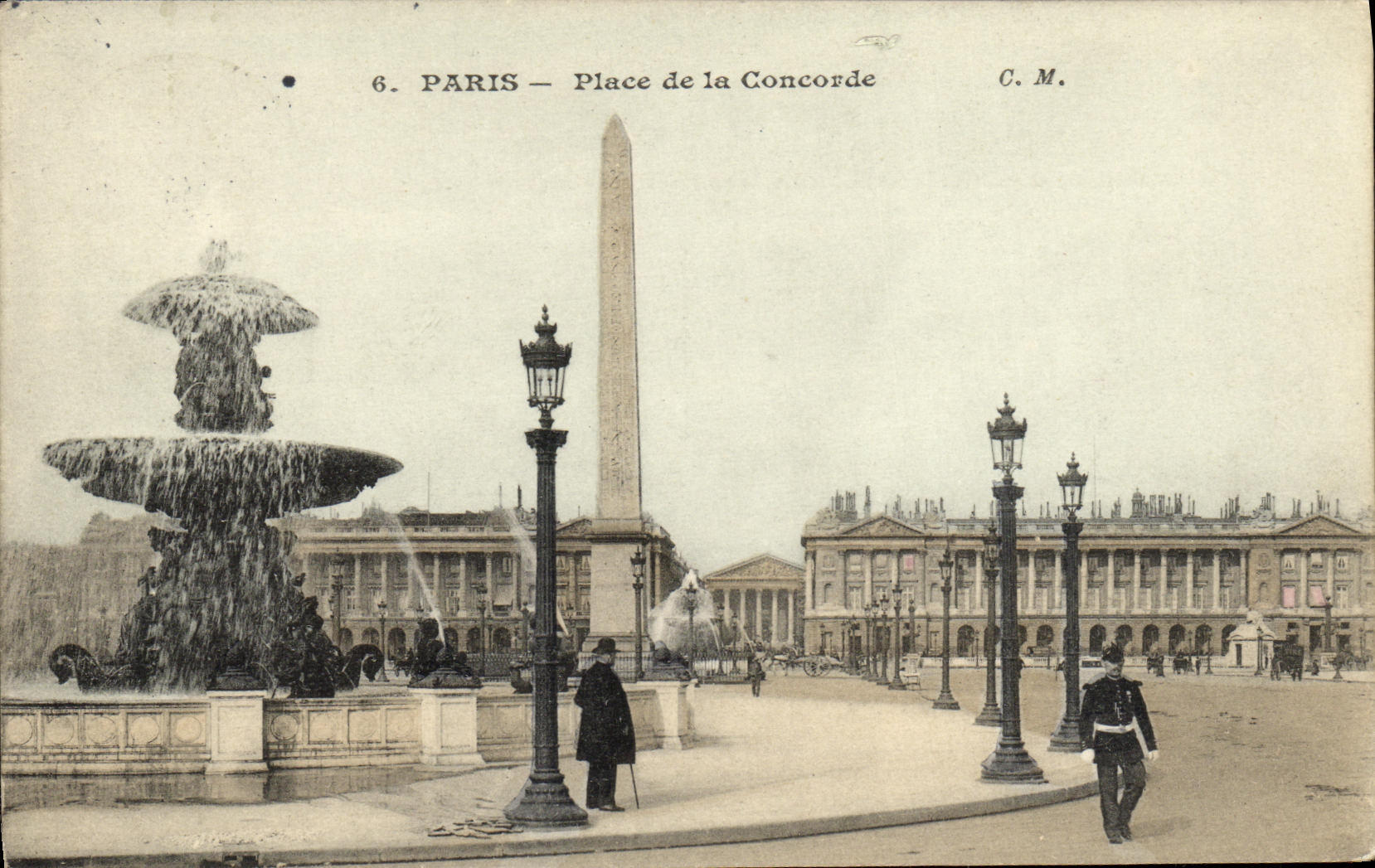 VINTAGE POSTCARD Paris Places Sweden Harmony