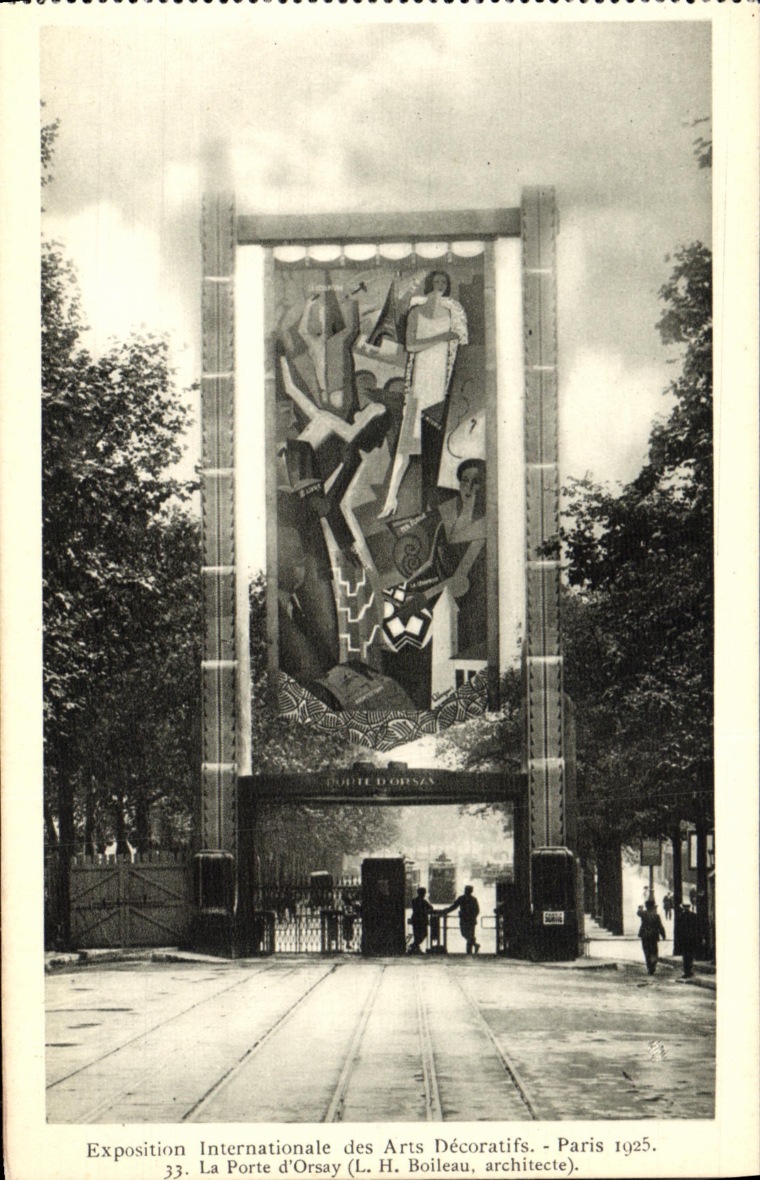 CPA Exposition Internationale des Arts Decoratifs Paris La Porte d Orsay