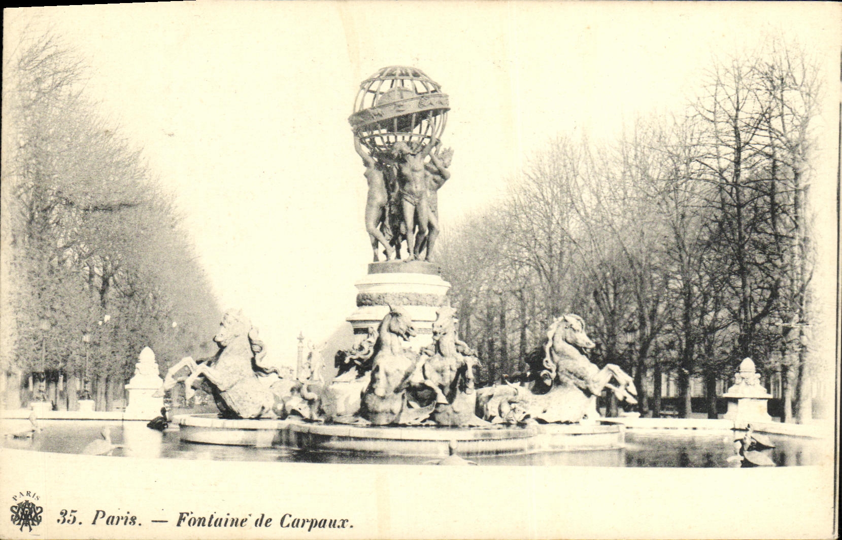 CPA Paris Fontaine de Carpaux