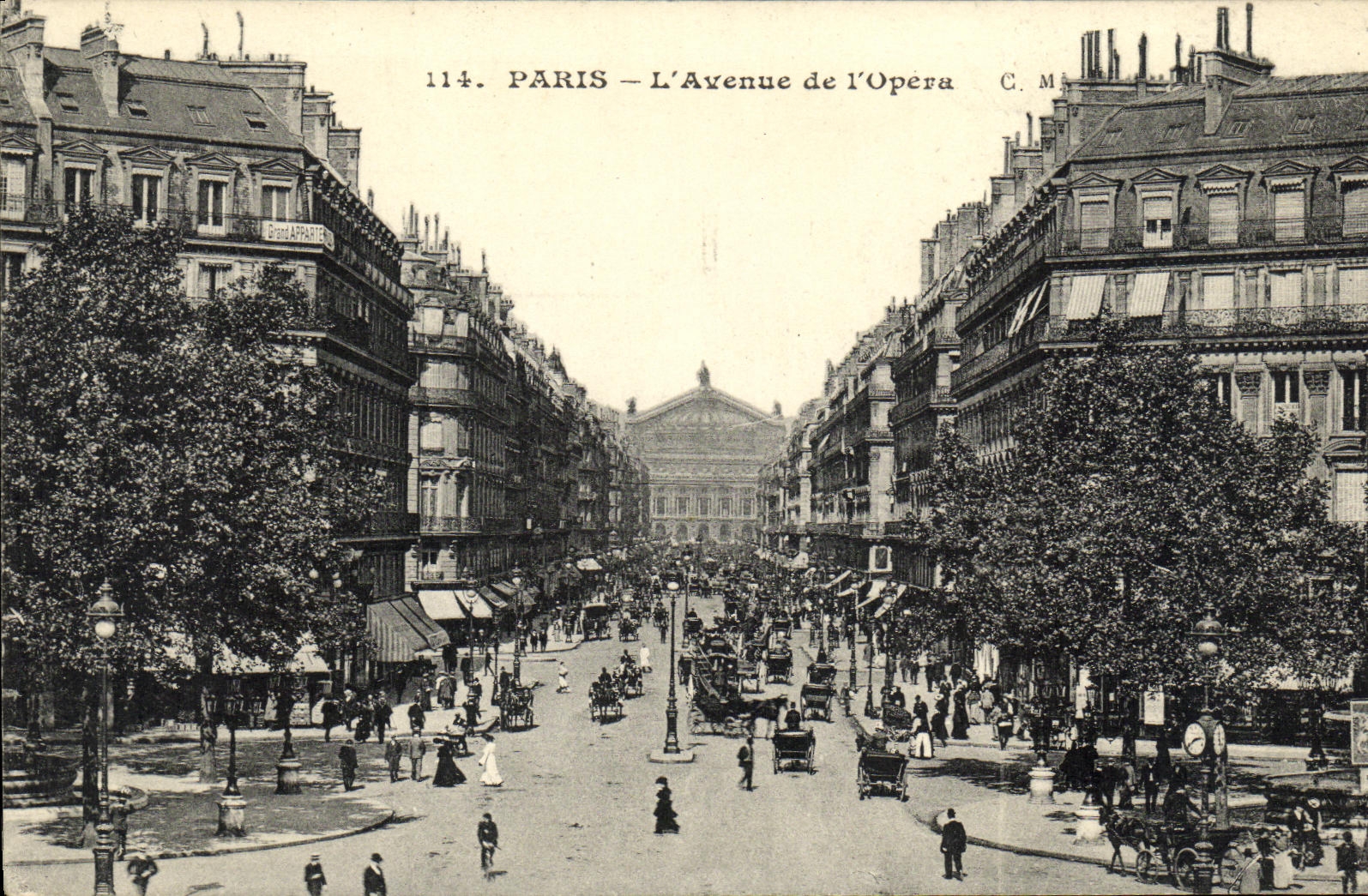 CPA Paris L Avenue de l Opera