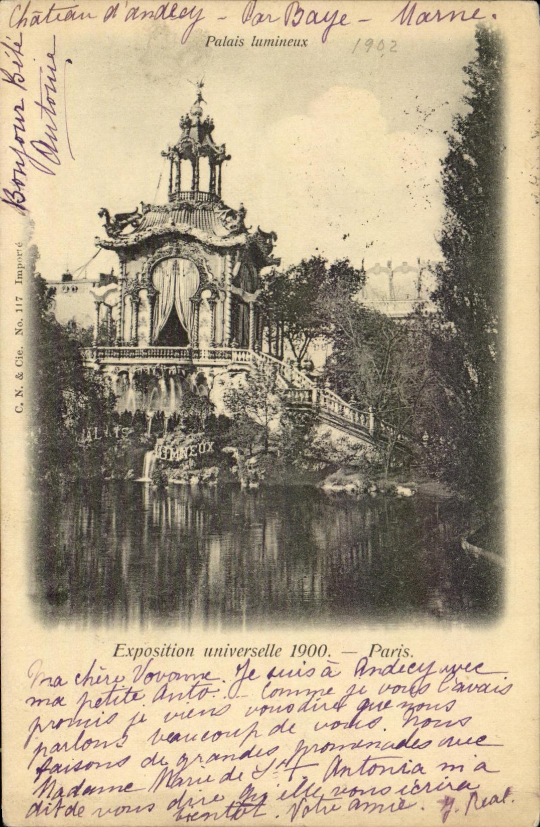 CPA Exposition Universelle Paris 1900 Palais lumineux