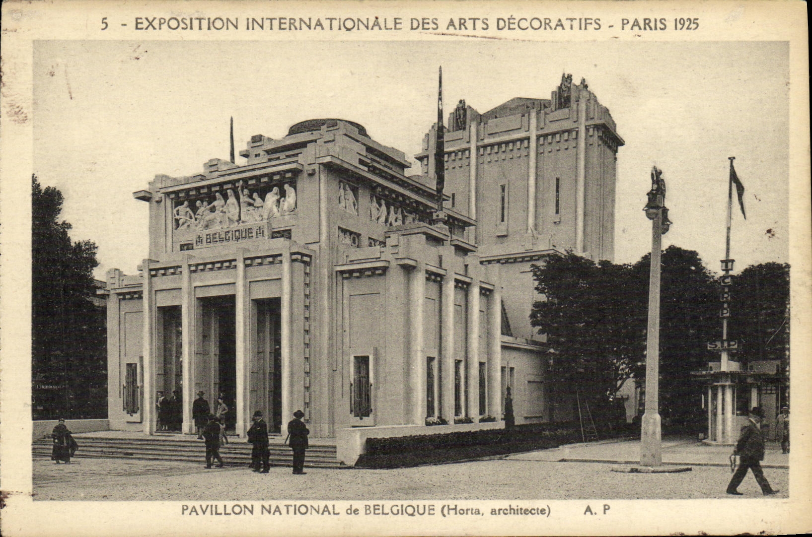 CPA Exposition Internationale des Arts Decoratifs Paris 1925 Pavillon National de Belgique