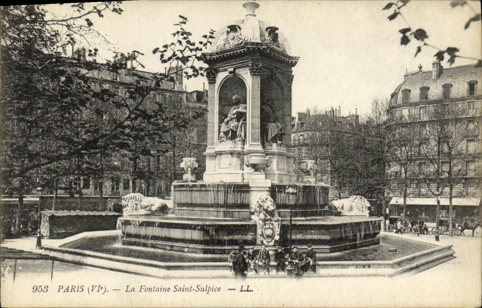 CPA Paris La Fontaine Saint Sulpice
